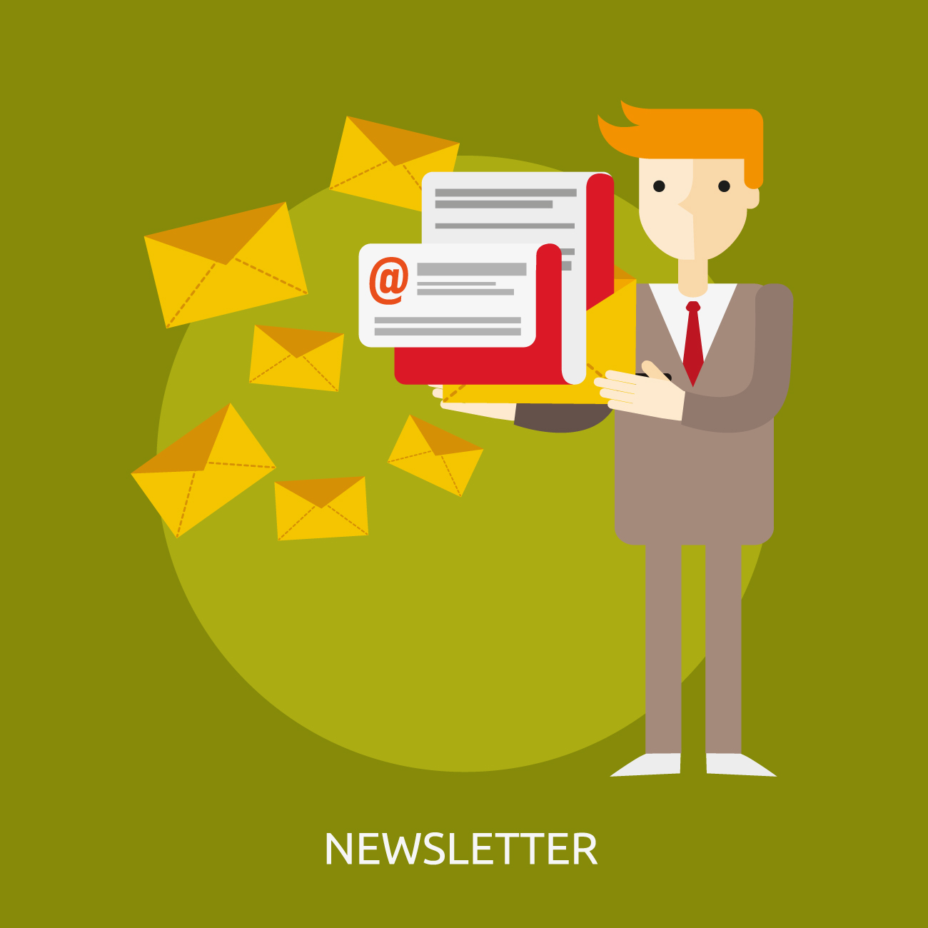 Marketing team writing a high-converting email newsletter