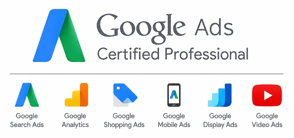 Google Ads certified professional