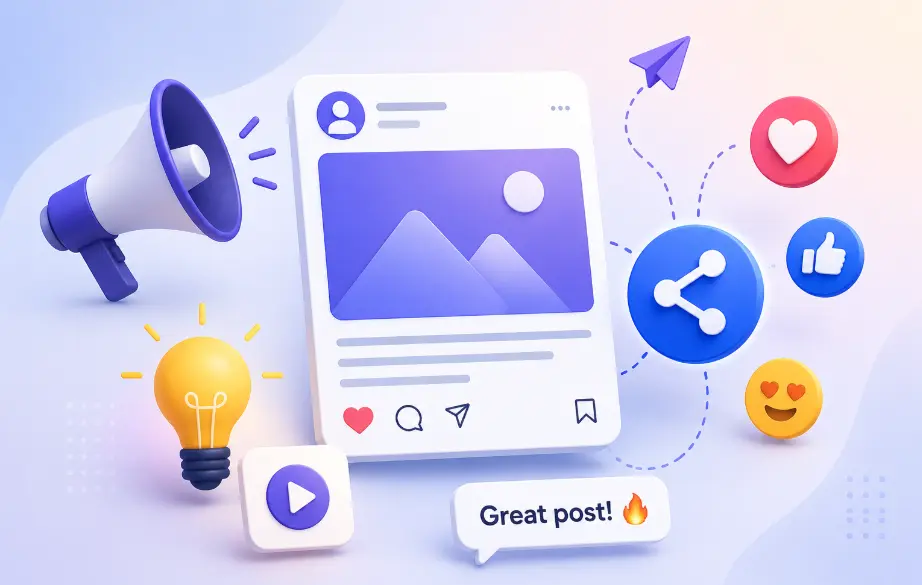 Social media content creation